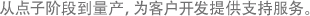 从点子阶段到量产,为客户开发提供支持服务。