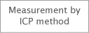 Measurement by ICP method